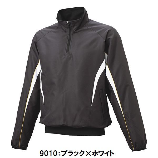返品不可 ネーム刺繍入り エスエスケイ (BWP2411) ハーフZIP長袖裏メッシュプレジャン (M) | エスエスケイ（スポーツ用品） | 05