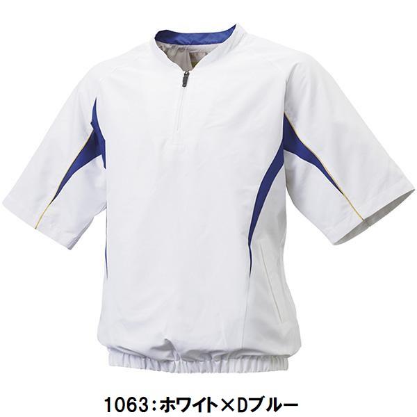 返品不可 ネーム刺繍入り エスエスケイ (BWP2411H) ハーフZIP半袖裏メッシュプレジャン (M) | エスエスケイ（スポーツ用品） | 01