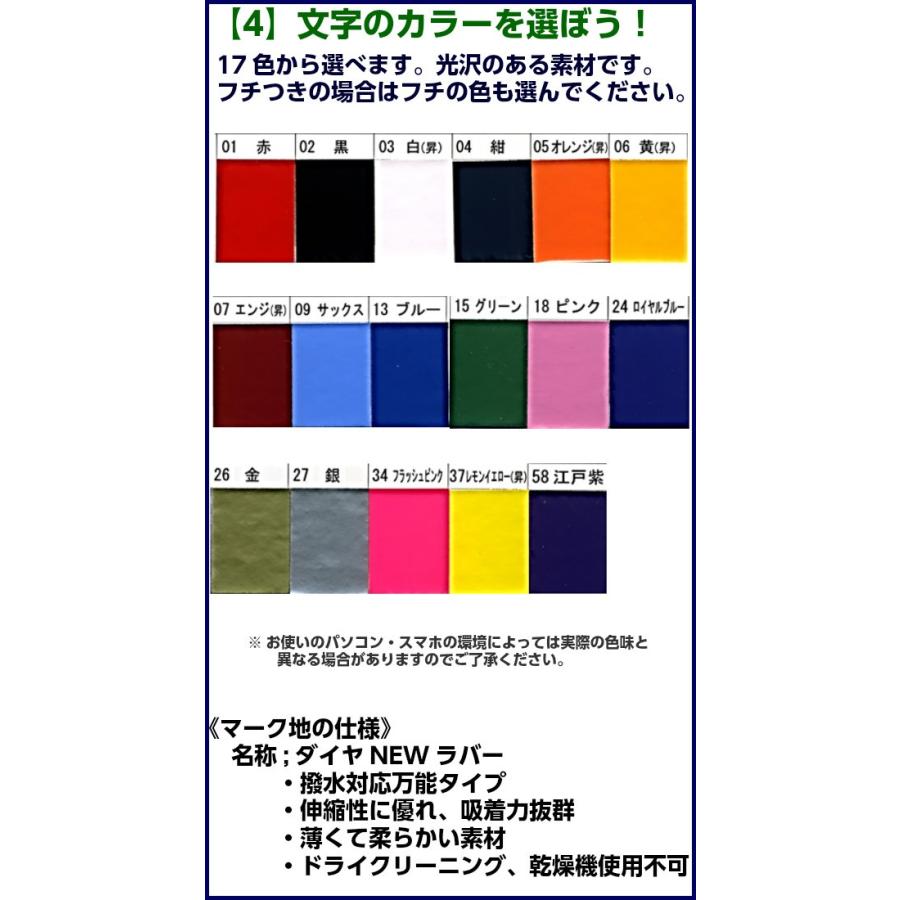 マーク加工 文字入れ ラバー素材 圧着加工 マーキング ネーム加工 名前 チーム名 好きな言葉 四字熟語 オリジナル 返品 交換不可 Rubber Mark 1 Moji バンスポyahoo 店 通販 Yahoo ショッピング