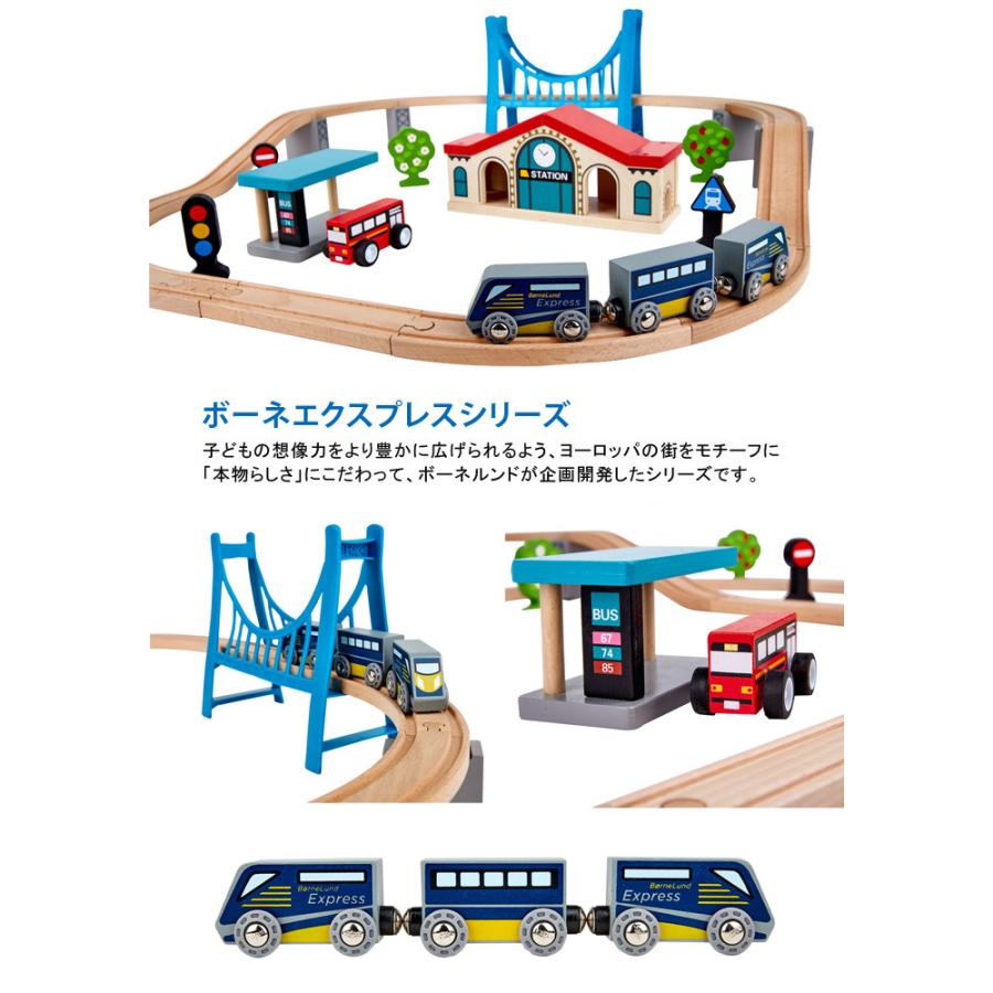 ボーネルンド ボーネエクスプレス ビッグブリッジ タウン 正規品 知育玩具 3歳 4歳 5歳 男の子 女の子 電車 ごっこ遊び 入園 入学 誕生日 祝い プレゼント B B Life 通販 Yahoo ショッピング