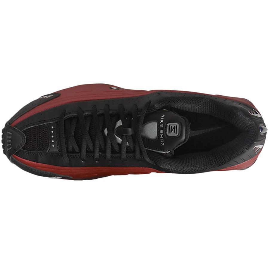 Nike Women's Shox R4 AR3565-009 24㎝ NIKE SHOX R4 BLACK/METALLIC SILVER-TEAM RED（ナイキ