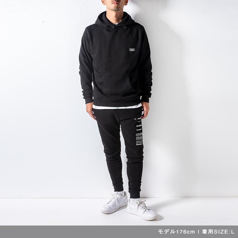 バンデル BANDEL フーディー VARIOUS LOGO PULLOVER HOODIE 長袖 メンズ パーカー セットアップ シンプル ロゴ｜bandel-official｜07