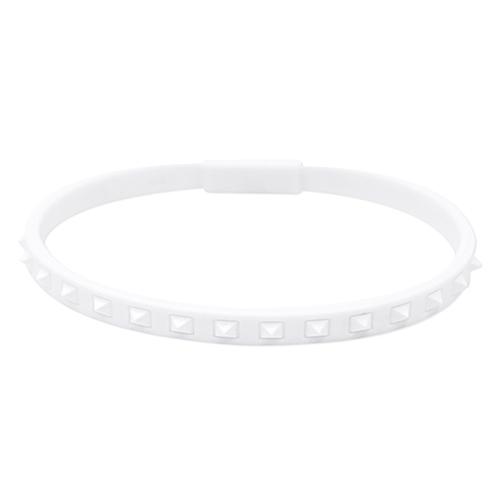 バンデル BANDEL アンクレット スタッズ ホワイト×ホワイト Studs Line Anklet White×White ブーステック メンズ レディース ペア スポーツ シリコン｜bandel-official｜03