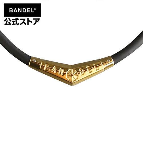 バンデル BANDEL ネックレス Titanium Rubber Necklace Black×Gold ブラック×ゴールド ブーステック スポーツ チタン ラバー