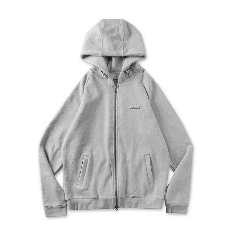 BANDEL バンデル Vertical Logo Spandex Zip Hoodie 長袖 BANDEL バンデル Vertical Logo Spandex Zip Hoodie 長袖