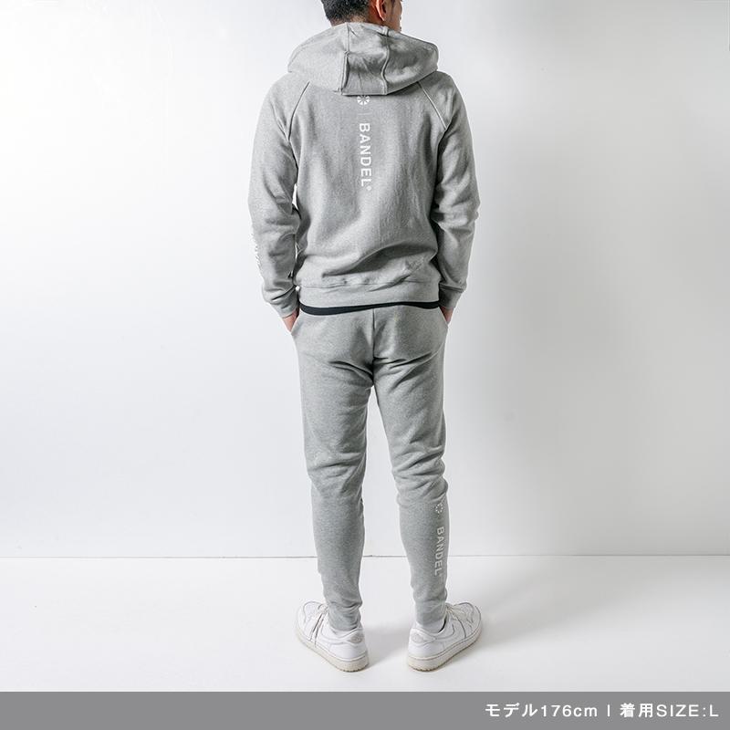BANDEL バンデル Vertical Logo Spandex Zip Hoodie 長袖 BANDEL バンデル Vertical Logo Spandex Zip Hoodie 長袖