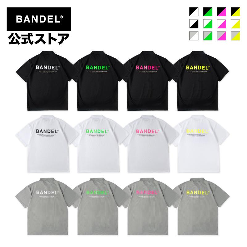 バンデル BANDEL ゴルフ ポロシャツ Drymesh XL-LOGO POLO S/S Shirt メンズ レディース ゴルフウェア 半袖｜bandel-official