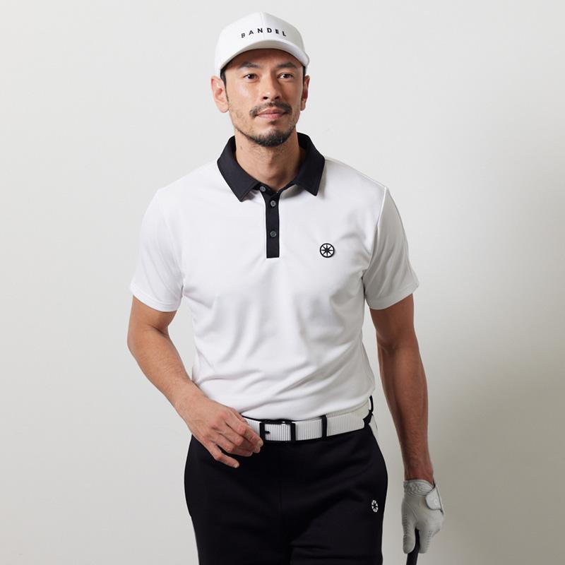 BANDEL バンデル ゴルフウェア BICOLOR S/S POLO SHIRTS メンズ ゴルフ 