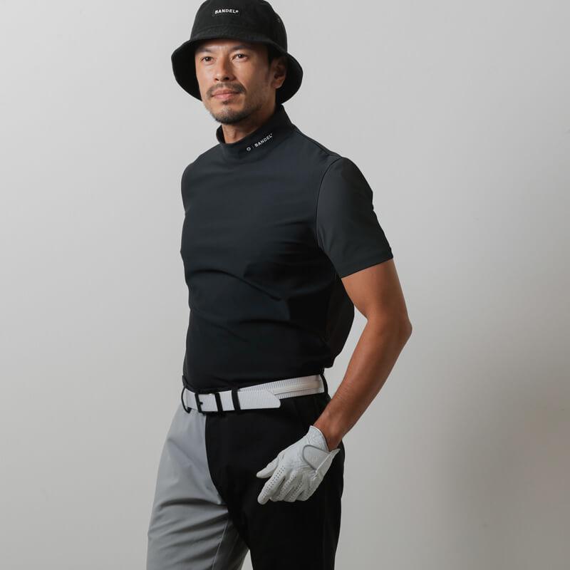 バンデル ゴルフウェア BASIC COMBINATION S/S MOCK NECK SHIRTS メンズ ポロシャツ スポーツ 半袖｜bandel-official｜19