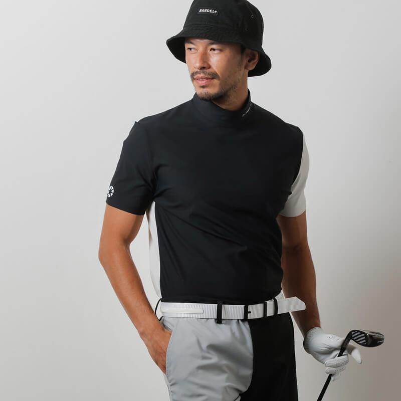 バンデル ゴルフウェア BASIC COMBINATION S/S MOCK NECK SHIRTS メンズ ポロシャツ スポーツ 半袖｜bandel-official｜11