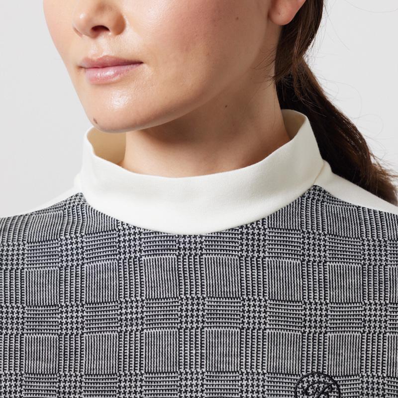 ◆新品現品限り◆バンデルゴルフレディースモックネック ゴルフウェア レディース ゴルフ 変形モックネック ポロシャツ