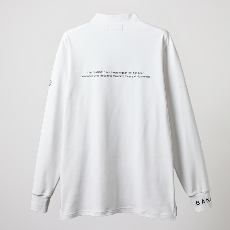 BANDEL（バンデル） BASIC LOGO L/S MOCK NECK SHIRTS モックネック