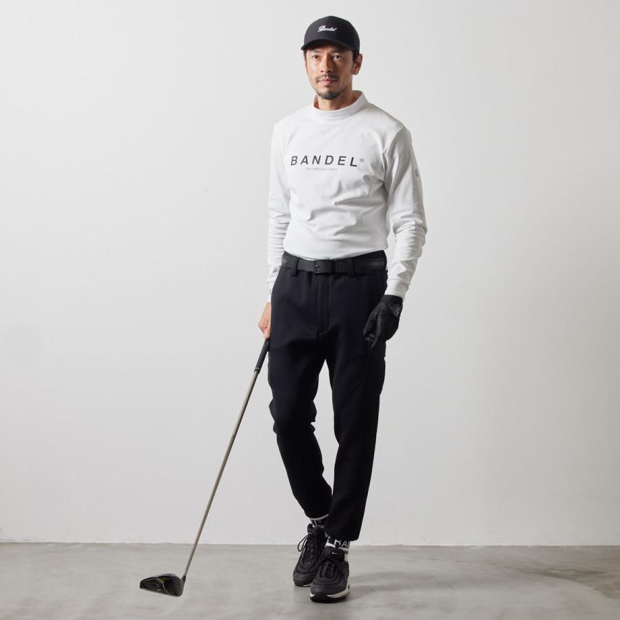 BANDEL（バンデル） BASIC LOGO L/S MOCK NECK SHIRTS モックネック