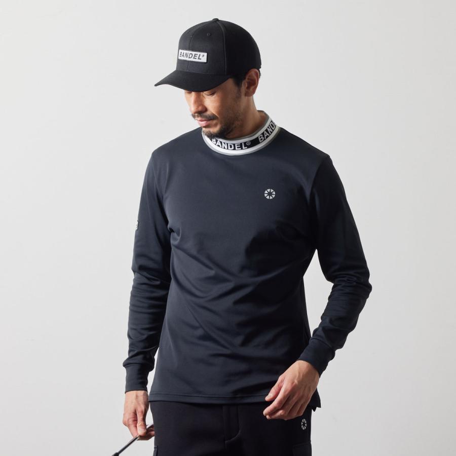 BANDEL（バンデル） JACQUARD RIB L/S MOC SHIRTS モックネック シャツ