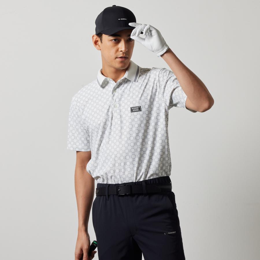 バンデル ALLOVER S/S POLO SHIRTS BANDEL ポロシャツ 長袖 ゴルフ シャツ ホワイト ブラック メンズ スポーツ 男性 バンデルゴルフ｜bandel-official｜20