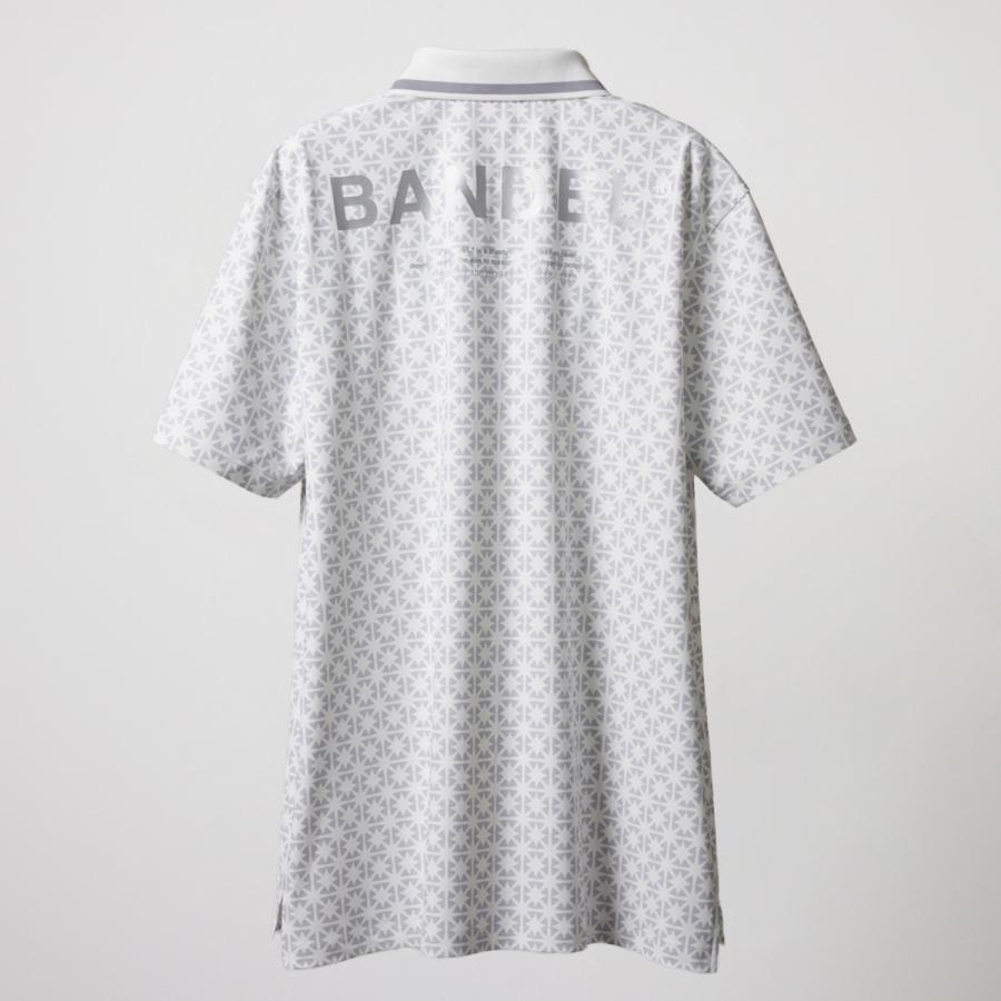 バンデル ALLOVER S/S POLO SHIRTS BANDEL ポロシャツ 長袖 ゴルフ シャツ ホワイト ブラック メンズ スポーツ 男性 バンデルゴルフ｜bandel-official｜13