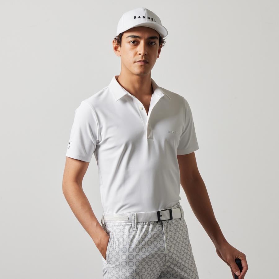 バンデル BASIC VENTILATION S/S POLO SHIRTS BANDEL ポロシャツ 長袖 ゴルフ シャツ ホワイト ブラック メンズ スポーツ 男性｜bandel-official｜15