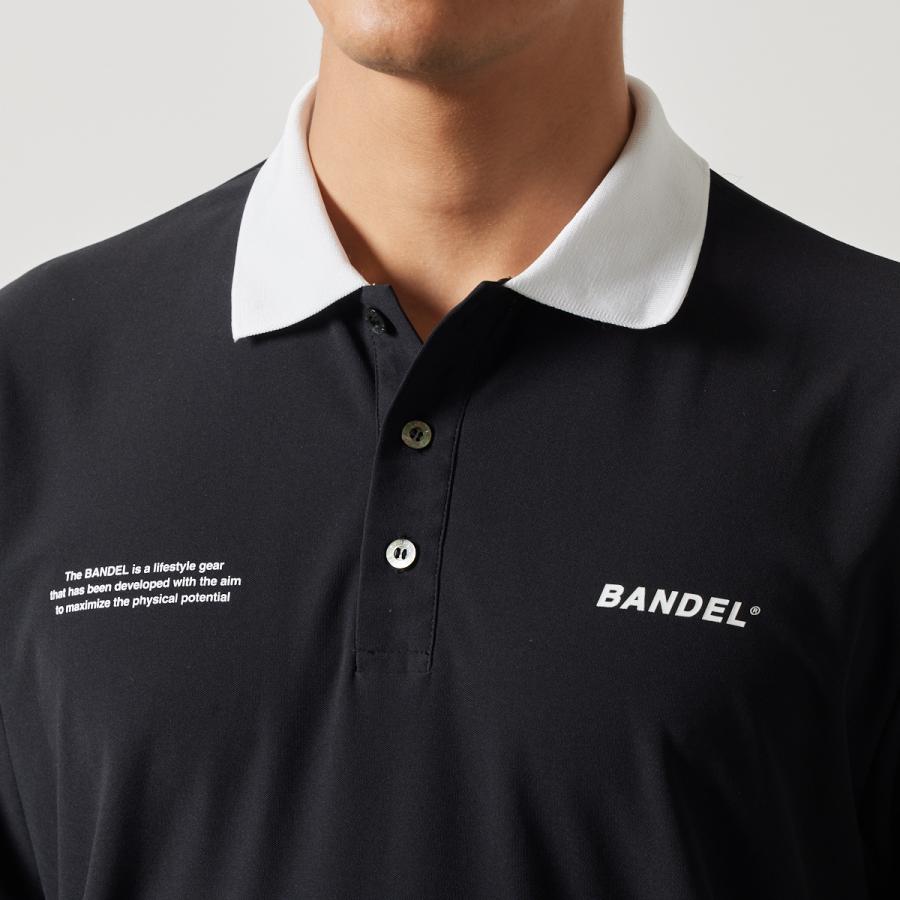 バンデル BICOLOR RIB S/S POLO SHIRTS BANDEL ポロシャツ ゴルフ シャツ ホワイト ブラック メンズ スポーツ 男性 バンデルゴルフ｜bandel-official｜04