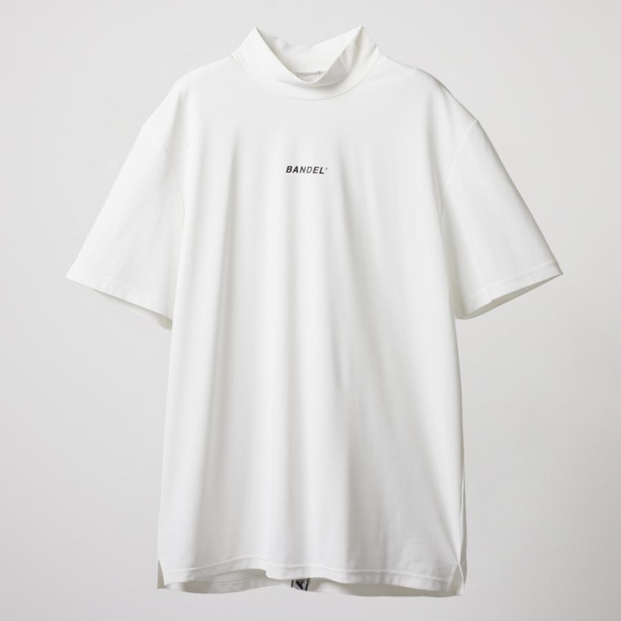 バンデル STRAIGHT LOGO S/S MOCK NECK SHIRTS BANDEL ポロシャツ ゴルフ シャツ ホワイト ブラック メンズ スポーツ 男性 バンデルゴルフ｜bandel-official｜13