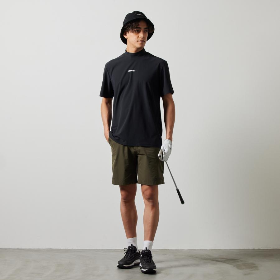 バンデル STRAIGHT LOGO S/S MOCK NECK SHIRTS BANDEL ポロシャツ ゴルフ シャツ ホワイト ブラック メンズ スポーツ 男性 バンデルゴルフ｜bandel-official｜11