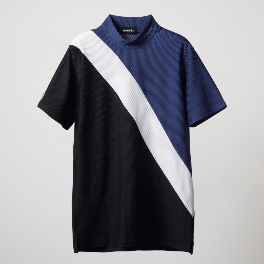 BANDEL（バンデル） STRIPES SWITCH S/S MOCK NECK SHIRTS BANDEL