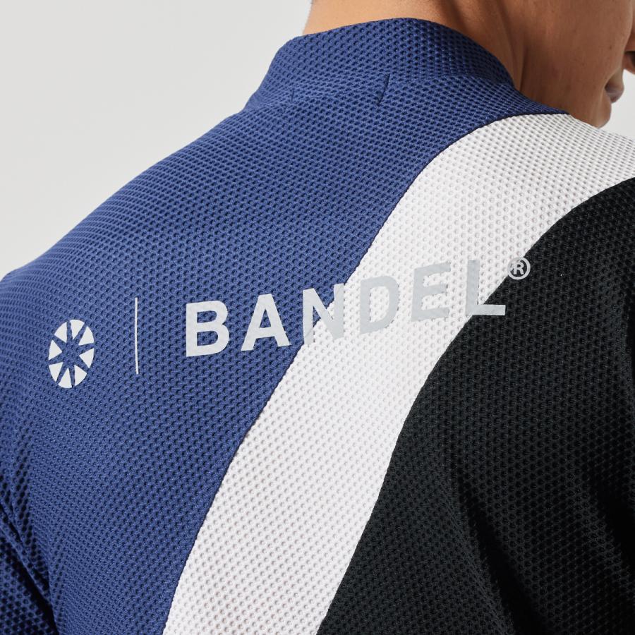 バンデル STRIPES SWITCH S/S MOCK NECK SHIRTS BANDEL ポロシャツ ゴルフ シャツ ホワイト ブラック メンズ スポーツ 男性 バンデルゴルフ｜bandel-official｜16