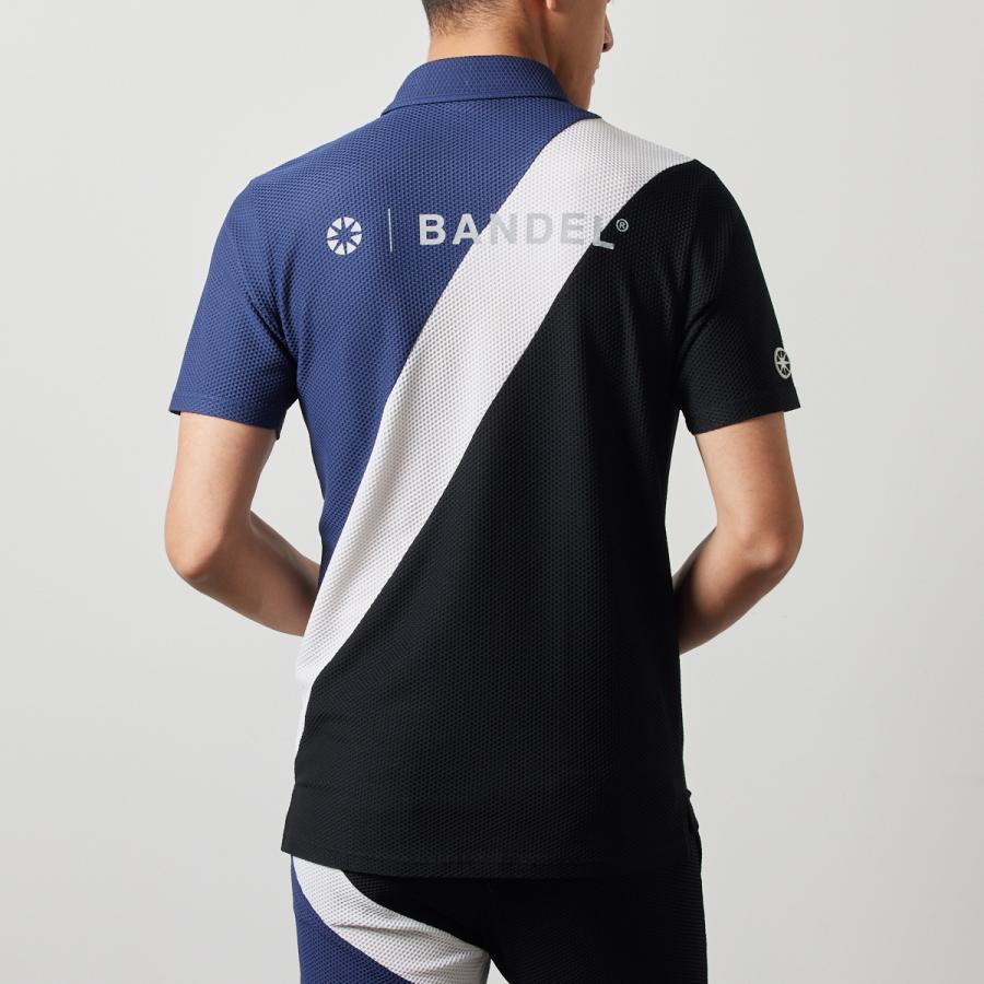 バンデル STRIPES SWITCH S/S POLO SHIRTS BANDEL ポロシャツ 長袖 ゴルフ シャツ ホワイト ブラック メンズ スポーツ｜bandel-official｜18