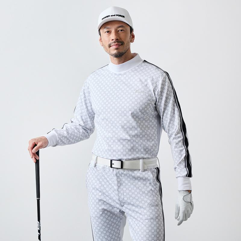 バンデル オールオーバー スウィッチライン モックネック ゴルフ メンズ スポーツ ゴルフウェア 長袖 25AWの画像