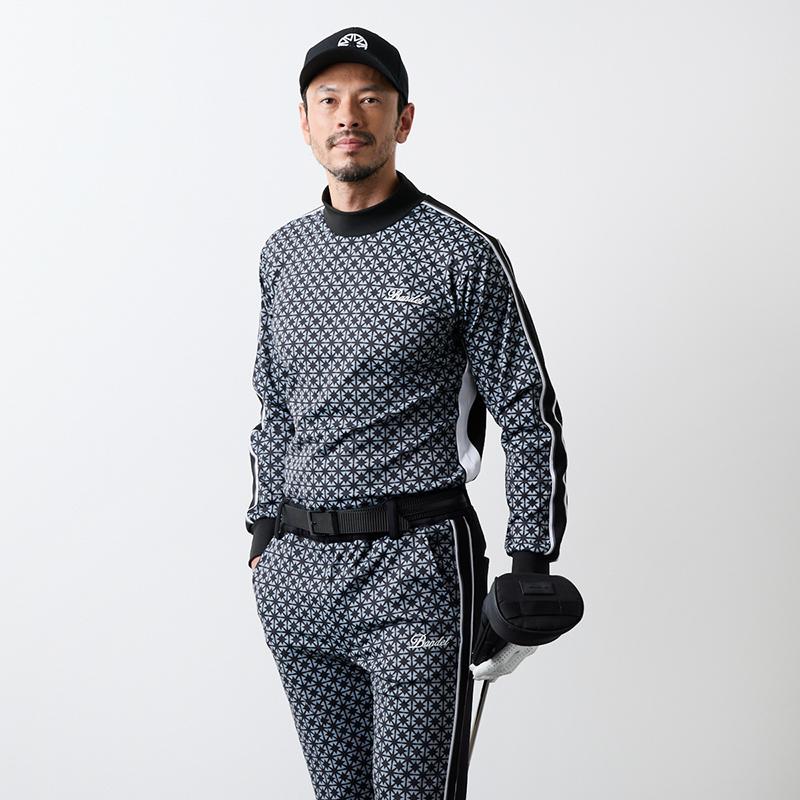 バンデル オールオーバー スウィッチライン モックネック ゴルフ メンズ スポーツ ゴルフウェア 長袖 25AWの画像
