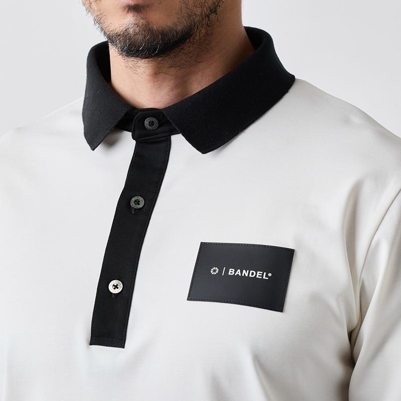 BANDEL ゴルフポロシャツ BANDEL バンデル BICOLOR RIB S/S POLO SHIRTS ポロシャツ