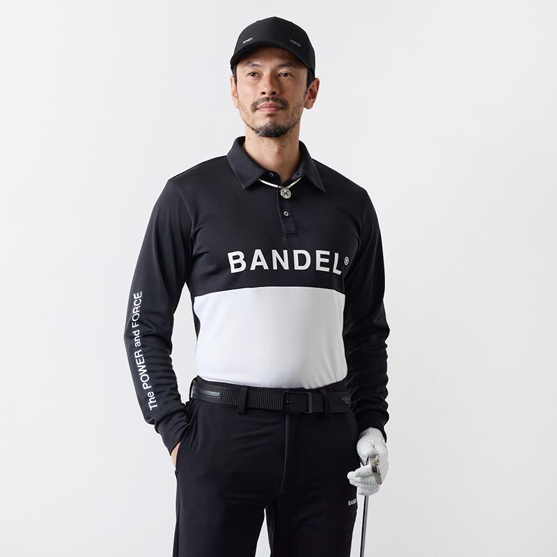 BANDEL（バンデル） チェストスウィッチ 長袖ポロ ゴルフ メンズ