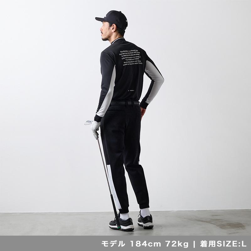 BANDEL（バンデル） インシームスウィッチ長袖モックネック ゴルフ