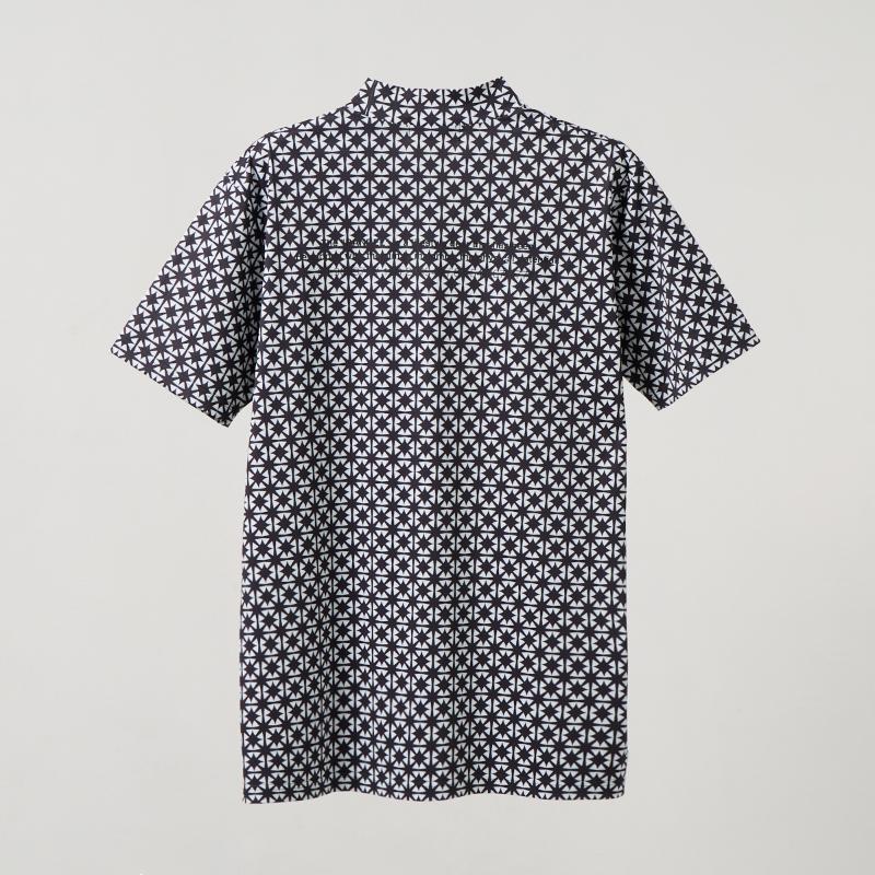 メンズウェア BANDEL BICOLOR CREST ALLOVER S/S SHIRTS BANDEL（バンデル） BICOLOR CREST ALLOVER S/S MOCK NECK SHIRTS