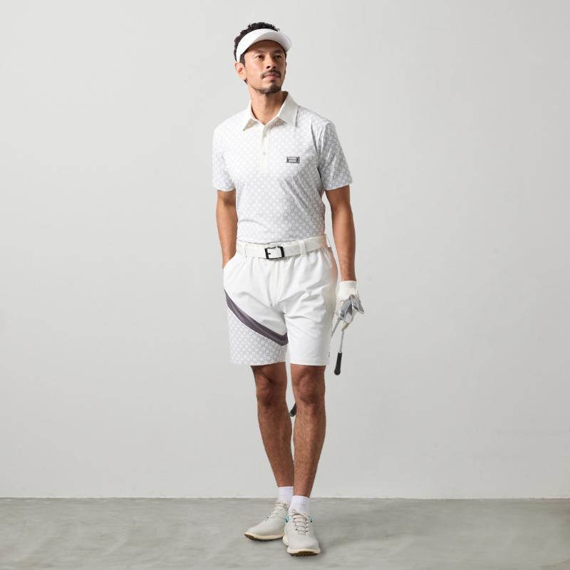 【美品】BANDEL ALLOVER STRECH HALF PANTS BANDEL（バンデル） ALLOVER SWITCH HALF PANTS ゴルフウェア ハーフ