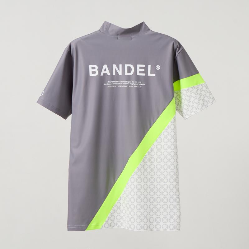 BANDEL（バンデル） ALLOVER SWITCH S/S MOCK NECK SHIRTS モック