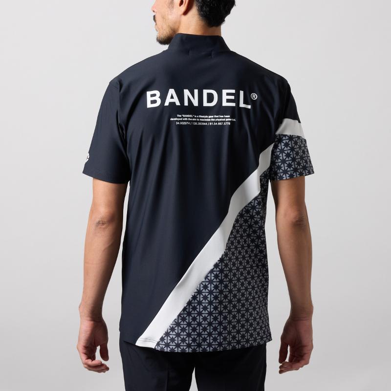 BANDEL（バンデル） ALLOVER SWITCH S/S MOCK NECK SHIRTS モック