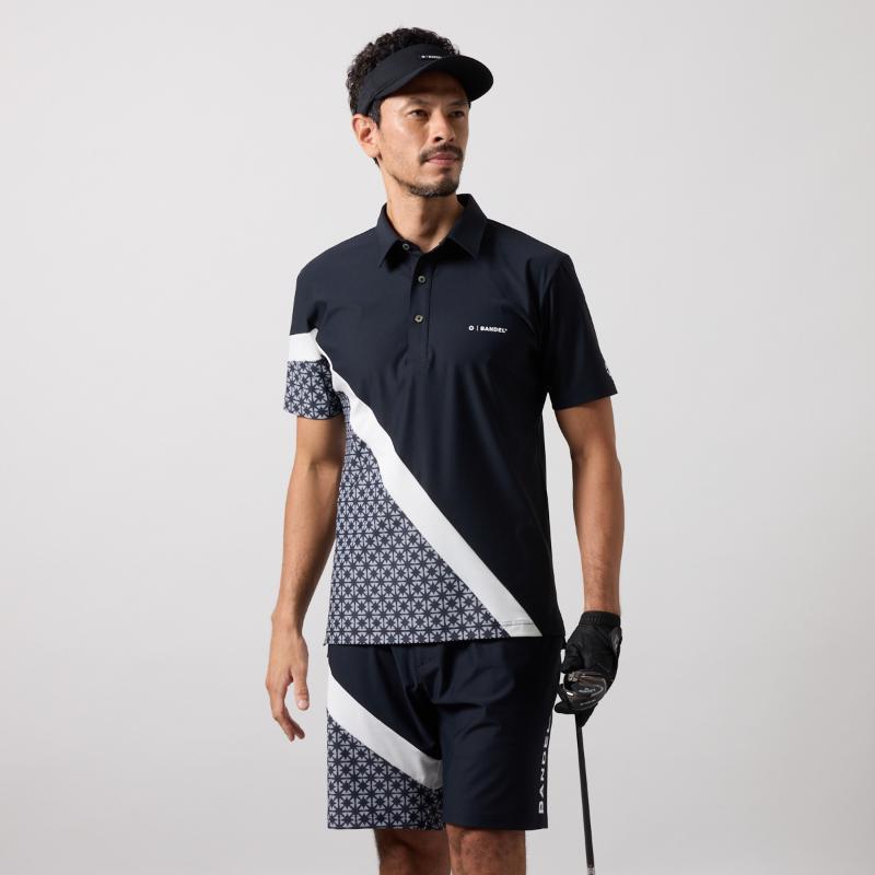 BANDEL オールオーバースイッチ S/S ポロシャツ M BANDEL（バンデル） ALLOVER SWITCH S/S POLO SHIRTS ポロシャツ