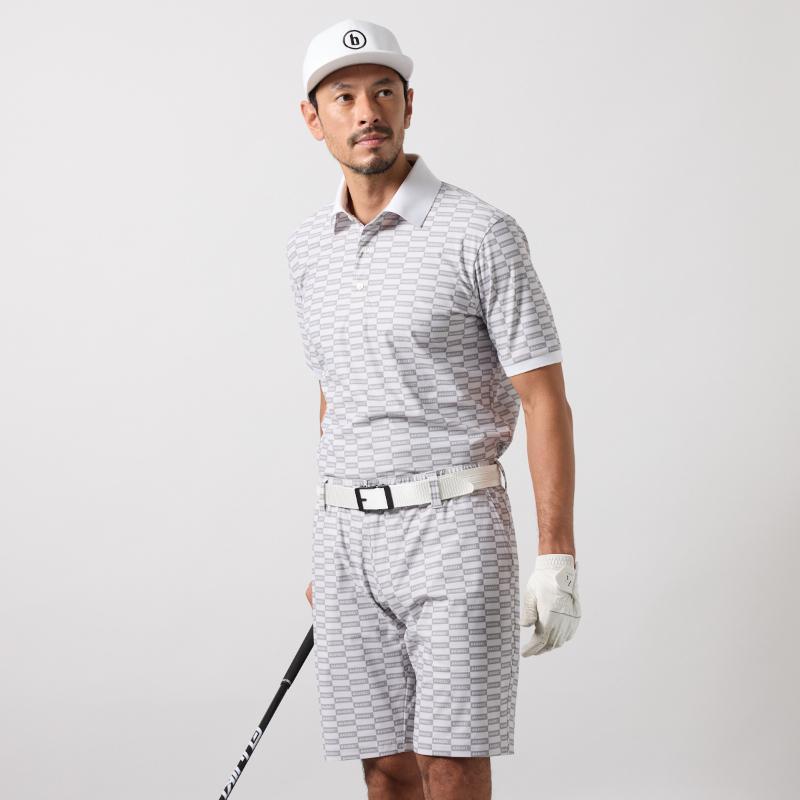 BANDEL（バンデル） CHECKER S/S POLO SHIRTS ポロシャツ ゴルフ
