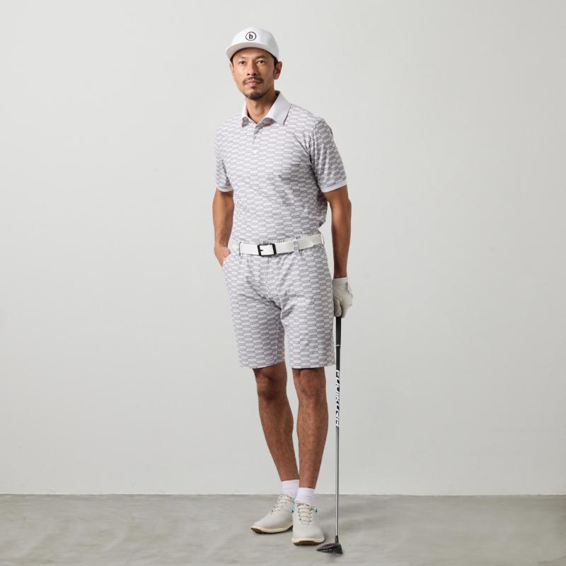 バンデル CHECKER S/S POLO SHIRTS ポロシャツ ゴルフ メンズ スポーツ ゴルフウェア 半袖 25SS_14