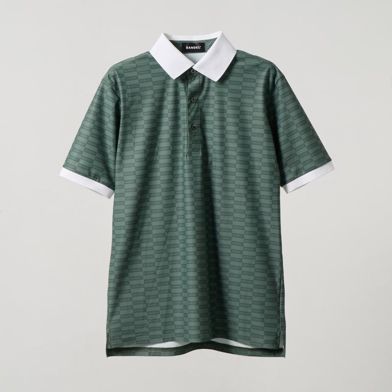 BANDEL（バンデル） CHECKER S/S POLO SHIRTS ポロシャツ ゴルフ