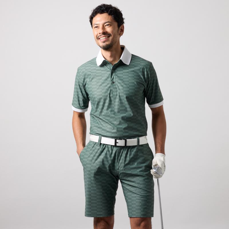 BANDEL GOLF チェック柄ポロシャツ L BANDEL（バンデル） CHECKER S/S POLO SHIRTS ポロシャツ ゴルフ