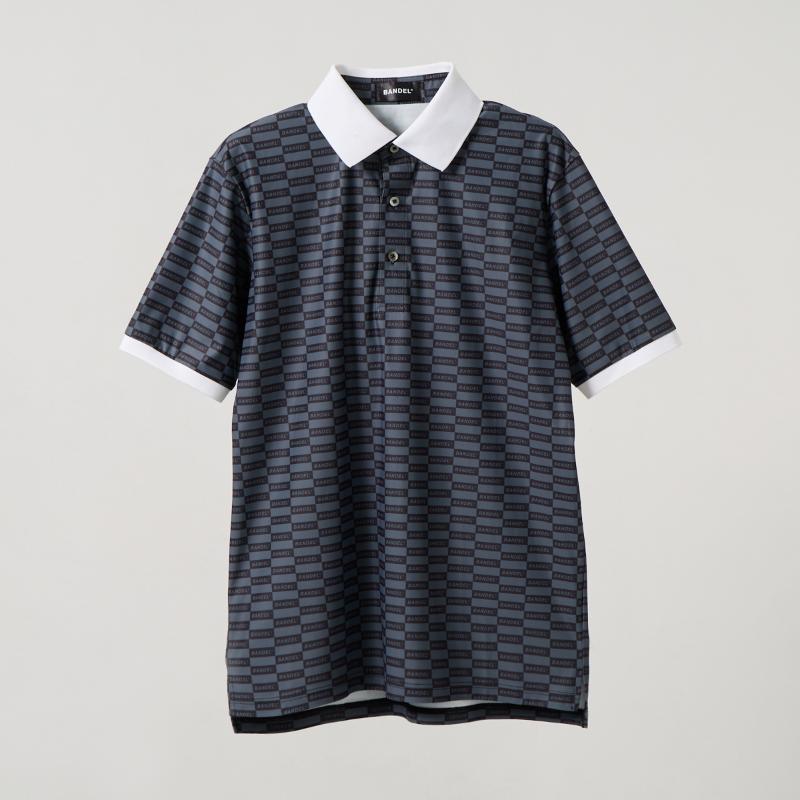 バンデル CHECKER S/S POLO SHIRTS ポロシャツ ゴルフ メンズ スポーツ ゴルフウェア 半袖 25SS_1