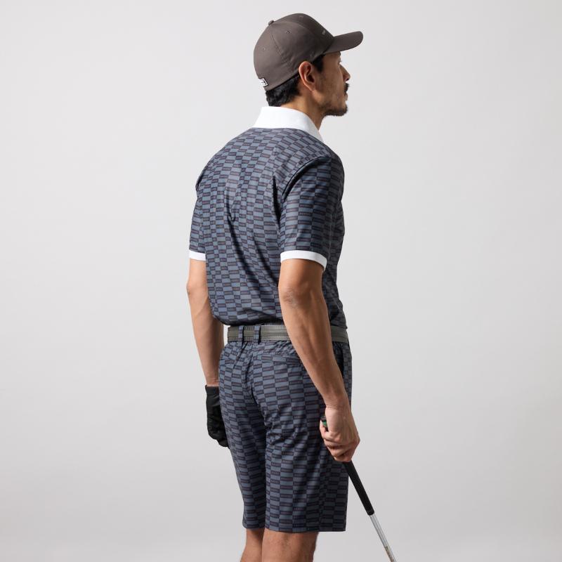 バンデル CHECKER S/S POLO SHIRTS ポロシャツ ゴルフ メンズ スポーツ ゴルフウェア 半袖 25SS_8
