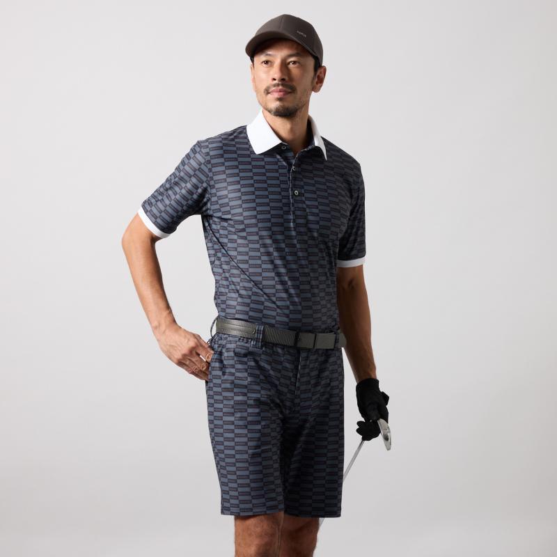 バンデル CHECKER S/S POLO SHIRTS ポロシャツ ゴルフ メンズ スポーツ ゴルフウェア 半袖 25SS_9
