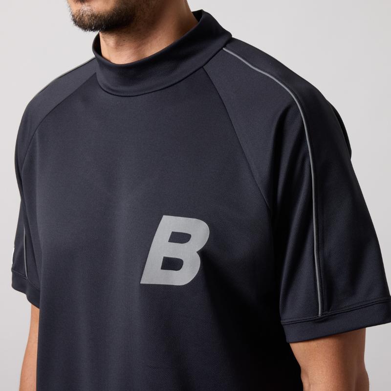 BANDEL バンデル PIPING REFLECTOR S/S MOCK NECK SHIRTS モック BANDEL バンデル PIPING REFLECTOR S/S MOCK NECK SHIRTS モック