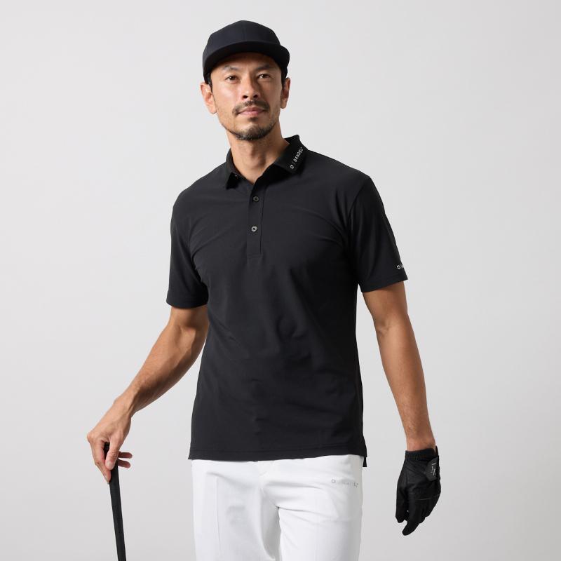 バンデル　ゴルフシャツ BANDEL（バンデル） SWITCH LOGO S/S POLO SHIRTS モックネック シャツ