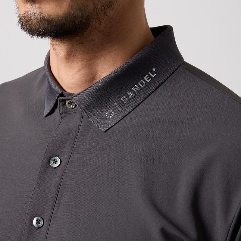 BANDEL（バンデル） SWITCH LOGO S/S POLO SHIRTS モックネック シャツ