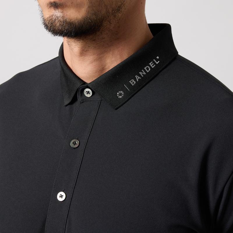 BANDEL（バンデル） SWITCH LOGO S/S POLO SHIRTS モックネック シャツ