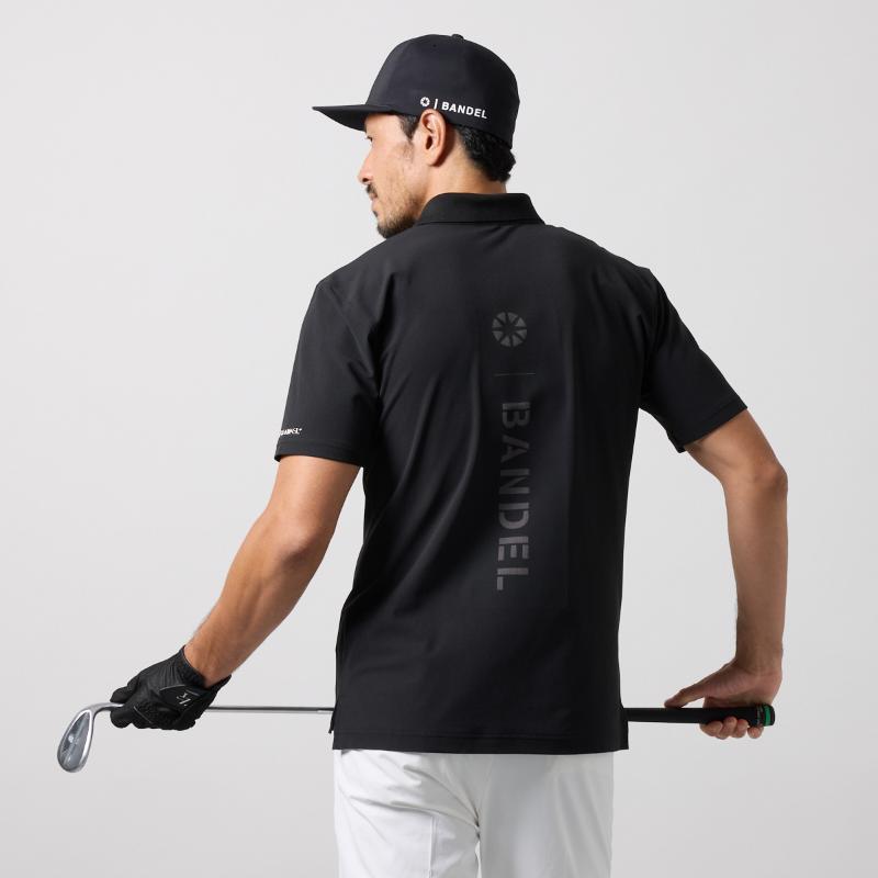 バンデル　ゴルフシャツ BANDEL（バンデル） SWITCH LOGO S/S POLO SHIRTS モックネック シャツ