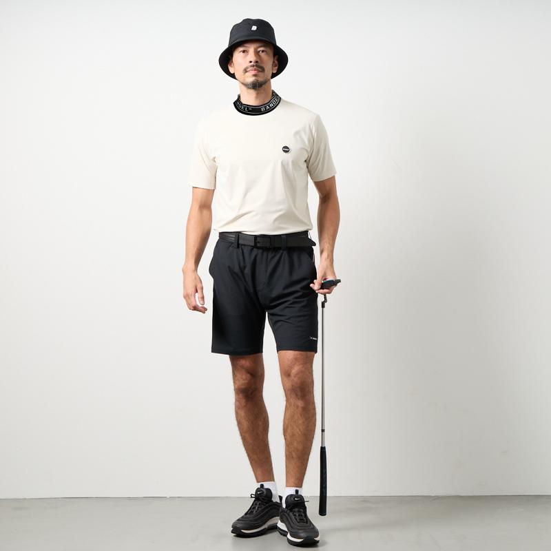 BANDEL（バンデル） ジャガードモックネックシャツ ゴルフ ジャガード